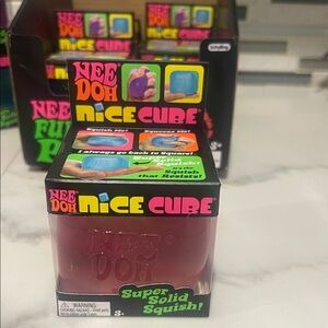 Nice Cube - Purple Squishy Toy